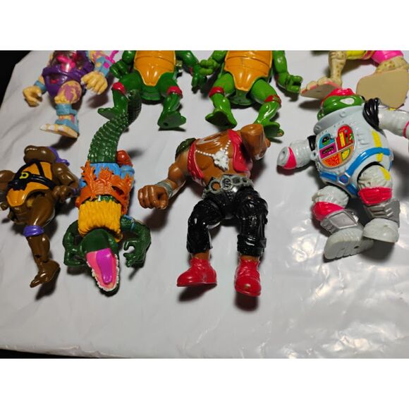Lot of 8 Vintage Teenage Mutant Ninja Turtles Broken Figures Good For Parts - Picture 6 of 13